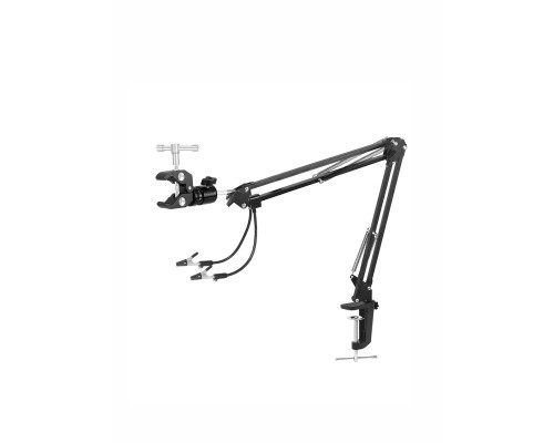 Держатель KGS-PAI для пайки с зажимами для микросхем и плат на пантографе с усиленной струбциной