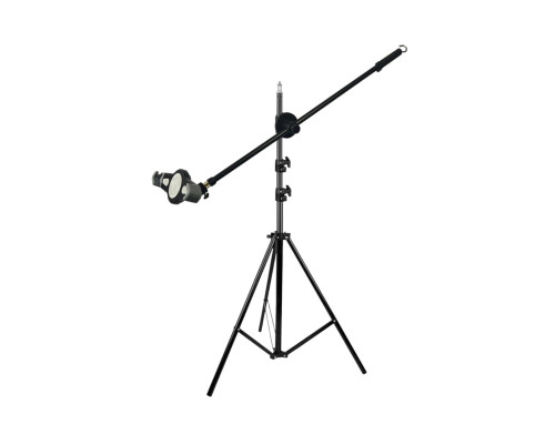 Напольная стойка штатив JBH-G119 для съемки сверху с держателем C18 для планшета 18-29 см и крючком для противовеса