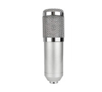 Микрофон BM-800 конденсаторный, серебристый