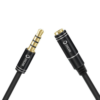 Удлинитель Dream JD457 AUX mini jack 3.5 mm (M) - mini jack 3.5 mm (F) 1 м