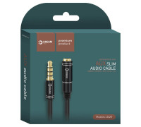 Удлинитель Dream JD457 AUX mini jack 3.5 mm (M) - mini jack 3.5 mm (F) 1 м
