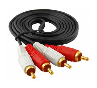 Кабель Dream 2 x RCA (M) — 2 x RCA (M), черный