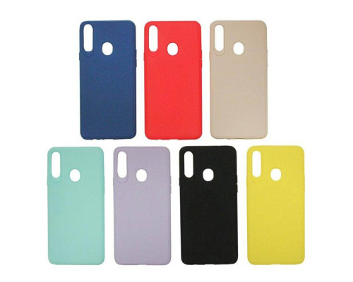 Чехол силиконовый для Samsung Galaxy A20S, сиреневый