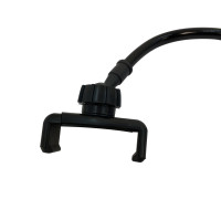 Гибкий держатель для телефона с пластиковым зажимом для стола, черный