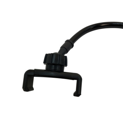 Гибкий держатель для телефона с пластиковым зажимом для стола, черный