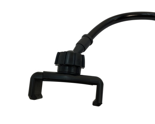 Гибкий держатель для телефона с пластиковым зажимом для стола, черный