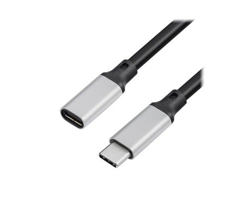 Кабель-удлинитель USB Type-C, 2 м, черный