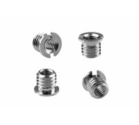 Резьбовой переходник 1/4"(F) - 3/8''(M) для штативов и микрофонных стоек