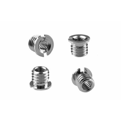 Резьбовой переходник 1/4"(F) - 3/8''(M) для штативов и микрофонных стоек