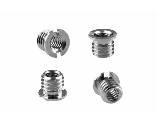Резьбовой переходник 1/4"(F) - 3/8''(M) для штативов и микрофонных стоек