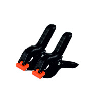 Прищепка зажим PWR-51 универсальная, диаметр 3 см, 2 шт.