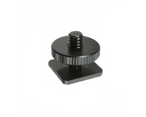 Адаптер холодный башмак с резьбой 1/4 для крепления в паз, с одной гайкой