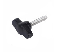  Крепежный винт барашек с резьбой М5, длиной резьбы 20 мм(M5x20)