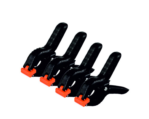 Прищепка зажим PWR-32 универсальная, диаметр 1.5 см, 4 шт.