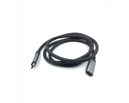 Кабель USB Type-c, удлинитель 1 м, черный