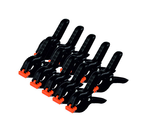 Прищепка зажим PWR-34 универсальная, диаметр 1.5 см, 10 шт.