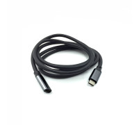 Кабель USB Type-c, удлинитель 1.5 м, черный 