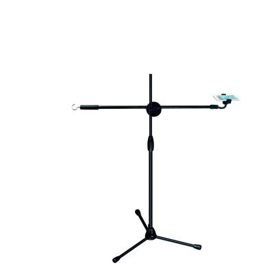 Наклонная стойка на штативе PRO-63ML-T2K с крючком для противовеса с держателем для телефона для горизонтальной съемки сверху