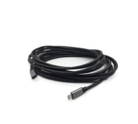 Кабель USB Type-c, удлинитель 5 м, черный