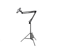 Напольная стойка пантограф JBST-8355K с крючком для противовеса с держателем для планшета шириной до 29 см 