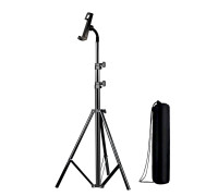 Напольная стойка штатив JBH-P252 с держателем для планшета 12-25 см на гибкой основе длиной 10 см с чехлом для переноски