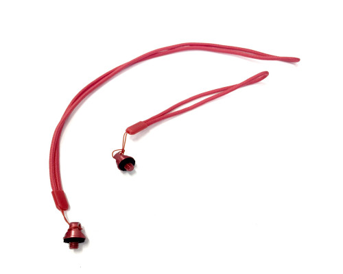 Шнурки длинный D6L и короткий D6M, ремешки крепления для камеры, резьба 1/4’’, красные, 2 шт