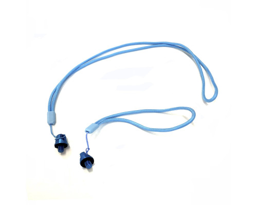 Шнурки длинный D5L и короткий D5M, ремешки крепления для камеры, резьба 1/4’’, голубые, 2 шт