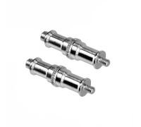 Переходник удлиненный с резьбой (M) 1/4’’ - (M) 3/8’’ для фотоаксессуаров, 2 шт