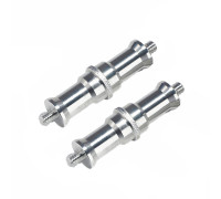 Переходник удлиненный с резьбой (M) 1/4’’ - (M) 1/4’’ для фотоаксессуаров, 2 шт