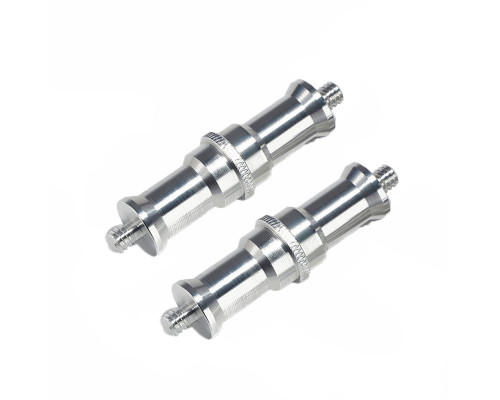 Переходник удлиненный с резьбой (M) 1/4’’ - (M) 1/4’’ для фотоаксессуаров, 2 шт