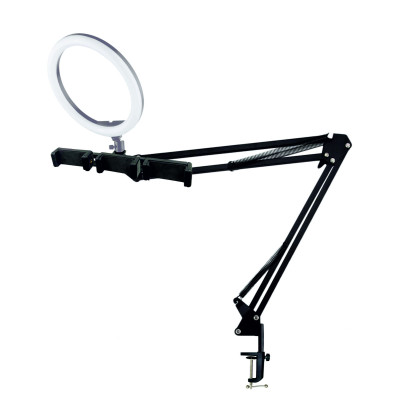 Настольная стойка усиленный пантограф ST-D3SS с тремя держателями для телефона