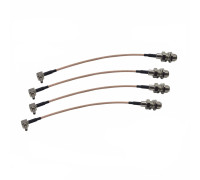 Пигтейл переходники CRC9 (M) - F (F) кабельная сборка для подключения 3G/4G модема и роутера к антенне, 4 шт