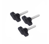 Крепежный винт барашек с резьбой М5, длиной резьбы 20 мм(M5x20),3 шт