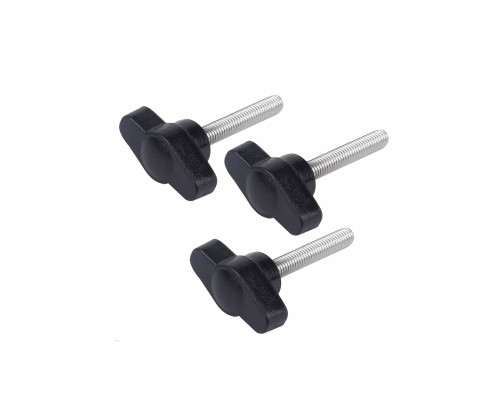 Крепежный винт барашек с резьбой М5, длиной резьбы 20 мм(M5x20),3 шт