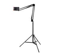 Напольная стойка пантограф JBNB-8352 с держателем для телефона или планшета шириной до 18 см 