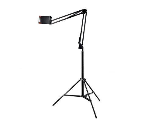 Напольная стойка пантограф JBNB-8352 с держателем для телефона или планшета шириной до 18 см 