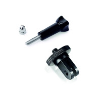 Металлическое крепление переходник для GoPro с резьбой 1/4 с крепежом (винт и гайка)