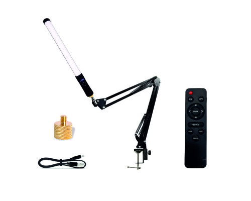 RGB led осветитель LS-1N с аккумулятором на пантографе NB 