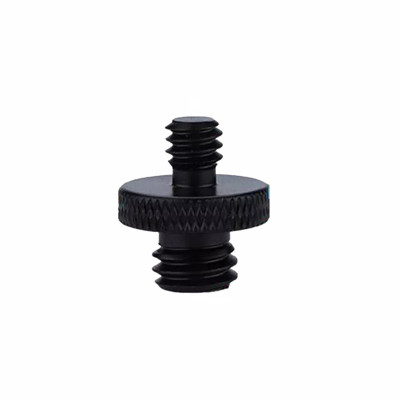 Металлический переходник с резьбы М10 (M) на резьбу 1/4(M), черный