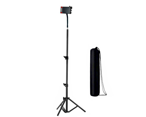 Напольная стойка штатив JBH-G17P с держателем для телефона и планшета 11.5-18 см и чехлом для переноски