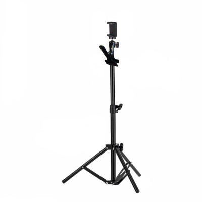 Напольная стойка JBH-DP с держателем для телефона на шарнире и с прищепкой-зажимом 