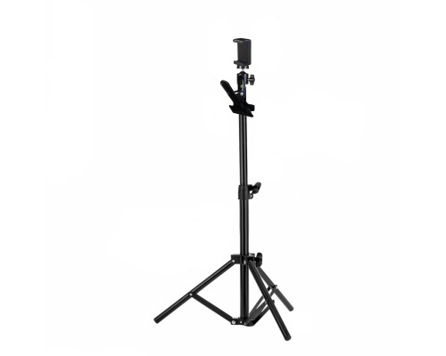 Напольная стойка JBH-DP с держателем для телефона на шарнире и с прищепкой-зажимом 