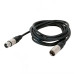 Кабель для микрофона XLR (M) - XLR (F), 1.5 м