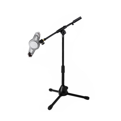 Держатель PML-29 для планшета шириной 18-29 см на напольном штативе треноге с журавлем