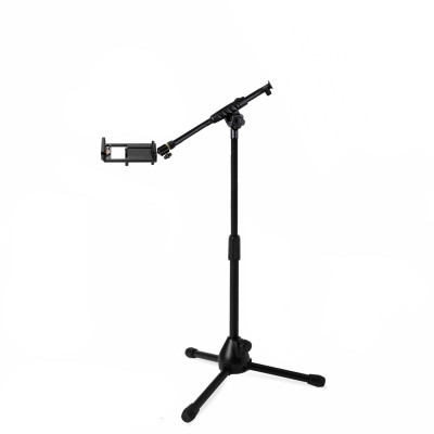 Универсальный двухсторонний держатель TPML-18 для телефона и планшета на напольном штативе треноге с журавлем
