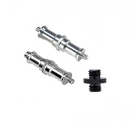 Комплект - переходники удлиненные с резьбой (M) 1/4’’ - (M) 1/4’’, с резьбой (M) 1/4’’ - (M) 3/8’’ и  с резьбой (M) 3/8’’ - (M) 3/8’’, 3 шт