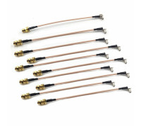 Пигтейл переходники CRC9 - SMA (female) кабельная сборка для подключения 3G/4G модема и роутера к антенне, 10 шт