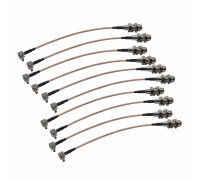 Пигтейл переходники TS9 - F (female) кабельная сборка для подключения 3G/4G модема и роутера к антенне, 10 шт