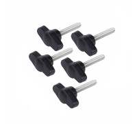 Крепежный винт барашек с резьбой М5, длиной резьбы 20 мм(M5x20), 5 шт