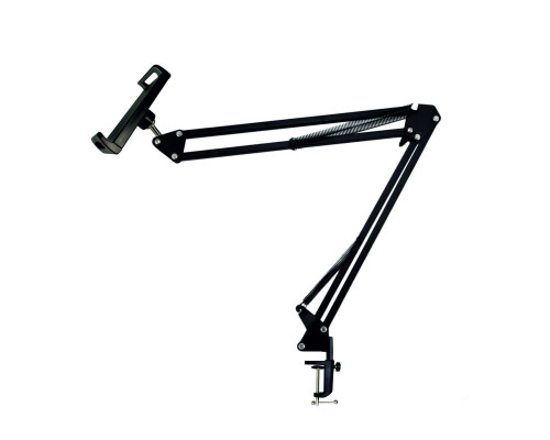 Усиленная стойка пантограф ST-34P25 с зажимом для планшета 12-25 см с нагрузкой до 1.6 кг